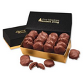 Pecan Turtles in Black & Gold Gift Box